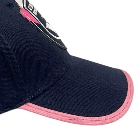 Puma FC Girondins de Bordeaux Baseball Cap Women’s Pink Blue Adjustable Strap - Picture 7 of 9
